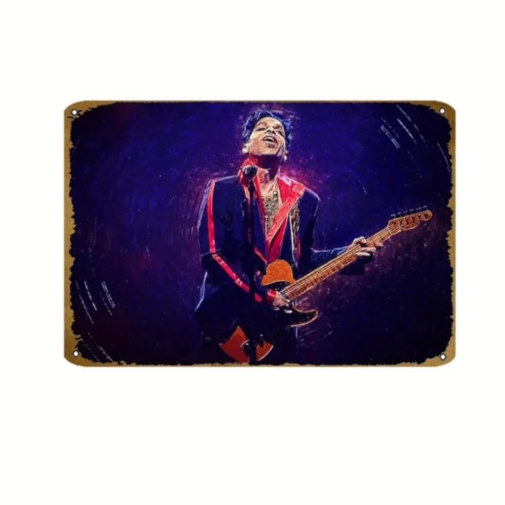 Boutique Prince The Artist Tin Sign 💜